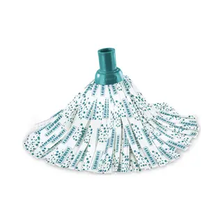 Leifheit 52068 Mop-Zubehör Wischkopf Türkis, Weiß