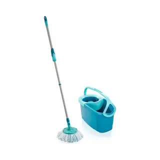 Leifheit Clean Twist Mop Ergo mobile dweilsysteem & -emmer Enkel reservoir Blauw