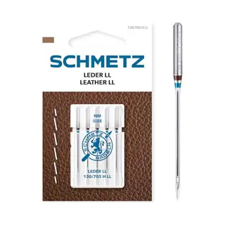 Schmetz | 5 Sewing Machine Needles | Leather Ll | 130/705 H Ll | Size 80/12