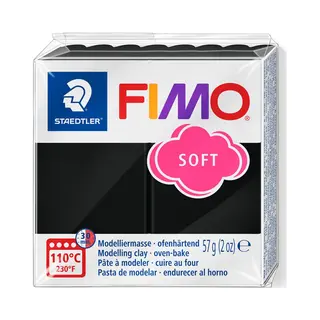Staedtler Fimo 8020 Modellierton 57 g Schwarz 1 Stück(e)