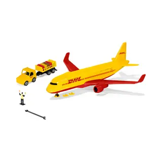 Siku Dhl cargo aircraft with accessories Luchtvaartuig Voorgemonteerd
