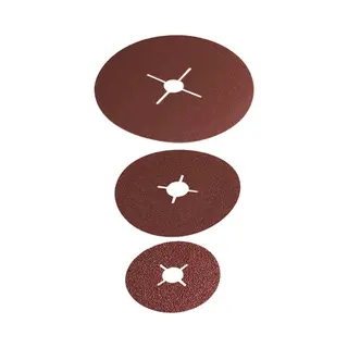 wolfcraft GmbH Wolfcraft 2468000 2468000-5 muelas de esmeril, Grano 60, 125mm, Set de 5 Piezas