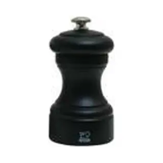 Peugeot - Bistro 10 Cm Salt Mill - Classic Grind System - Made With Pefc Certified Wood - Lifetime Guaranteed Mechanism - Made In France - Matt Black