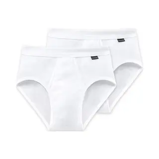 Schiesser Essentials Feinripp Sport Slips 6er Pack White L (6)