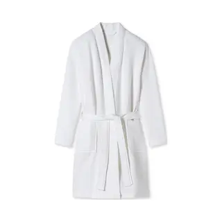 Schiesser Bademantel Lang Waffel Piqu - Organic Cotton