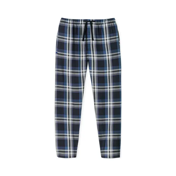 Schiesser Pyjamabroek 'Mix+Relax' Donkerblauw / Wit thumbnail