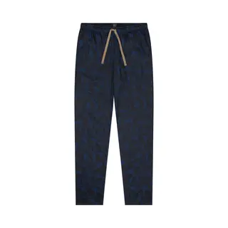 Schiesser Pyjamabroek 'Mix + Relax' Blauw / Gemengde Kleuren / Zwart