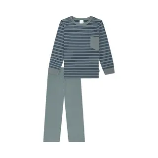 Schiesser Jungen Schlafanzug Set Pyjama Lang - 100% Organic Bio Baumwolle - Größe 92 Bis 140
