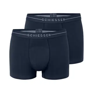 Schiesser Herren 2 Pack Shorts Unterwäsche Multipack - Cotton Flex