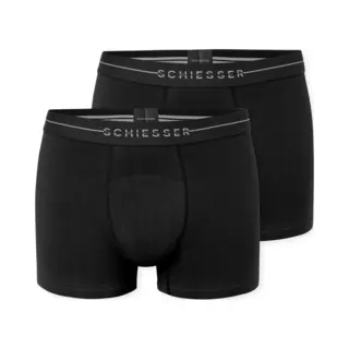 Schiesser Herren 2 Pack Shorts Unterwäsche Multipack - Cotton Flex