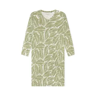 Schiesser Damen Nachthemd Langarm Weiche Baumwolle Bigshirt Mit Taschen - Nightwear