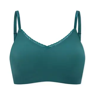 Schiesser Bh 'Invisible Soft Lace' Smaragd