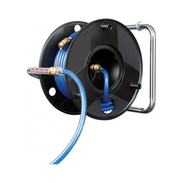 Brennenstuhl 1127010 Gartenschlauchrolle Wandmontierte Rolle Manuell Schwarz thumbnail