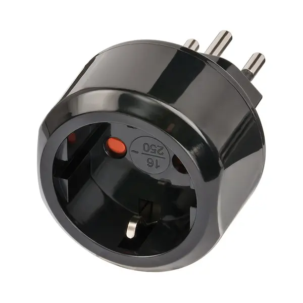 Brennenstuhl 1508642 Netzstecker-Adapter Typ J (Ch) Schwarz thumbnail