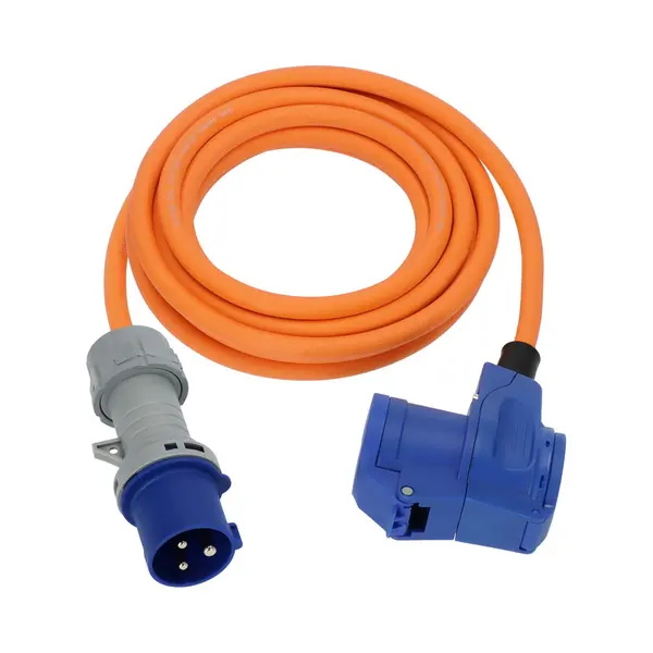 Brennenstuhl 1167650303 Stroom Camping-Cee-verlengkabel Blauw, Zwart, Grijs, Oranje 3 M H07RN-F 3G 2, 5 Mm² thumbnail