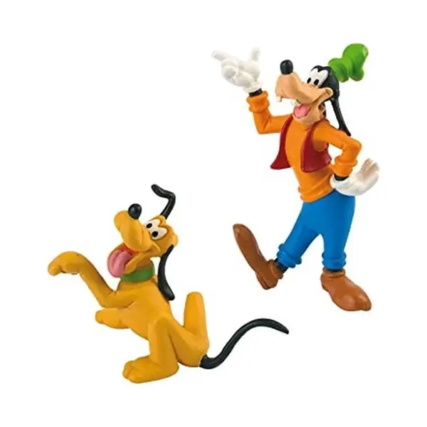 Goofy En Pluto - Disney Set - 2 Speelfiguurtjes - 7 Cm - Bullyland thumbnail
