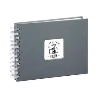 Hama Fine Art photo album Grey 50 sheets 10 x 15 cm Spiral binding