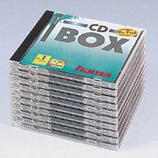 Hama Cd Jewel Case Standard, Pack 10 1 Disks Transparent