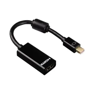 Hama 00053768 video kabel adapter Mini DisplayPort Hdmi Type A (Standaard) Zwart
