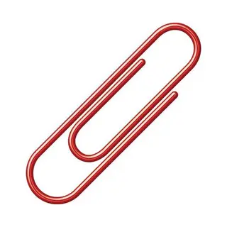 Paperclips Alco 26mm Rond Doos A 100 Stuks Rood