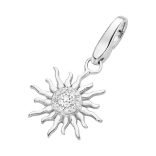 Charm | Bedel | Hanger | Zon | Zirkonia | Giorgio Martello |zilver | Sterling Zilver