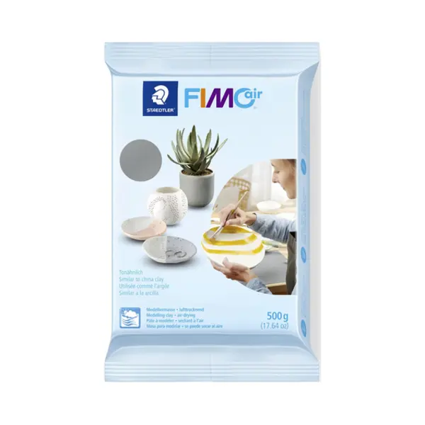 Staedtler Fimo 8100-80 Töpferei-/ Modellier-Material Modellierton 500 g Grau 1 Stück(e) thumbnail