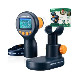 Freek Vonk X Bresser Handmicroscoop - Digitaal Scherm - Tot 600x Vergroten - Incl. Standaard En Accessoireset