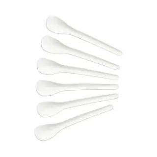 Fackelmann Eierlepels 14 Cm 6 Stuks Wit