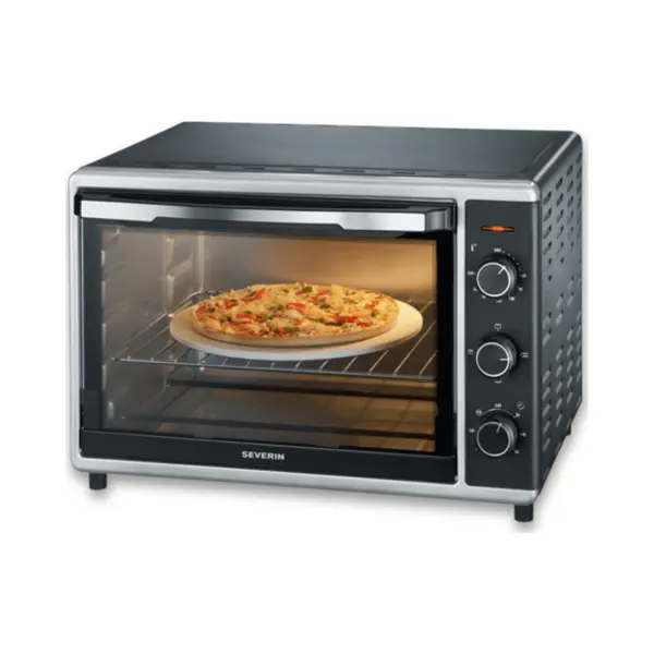 Severin To 2058 Backofen 42 l 1800 W Schwarz, Silber thumbnail