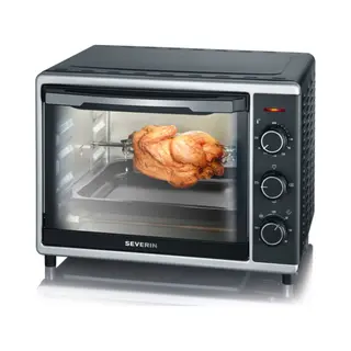 Severin 2056 30 l Zwart, Roestvrijstaal Grill