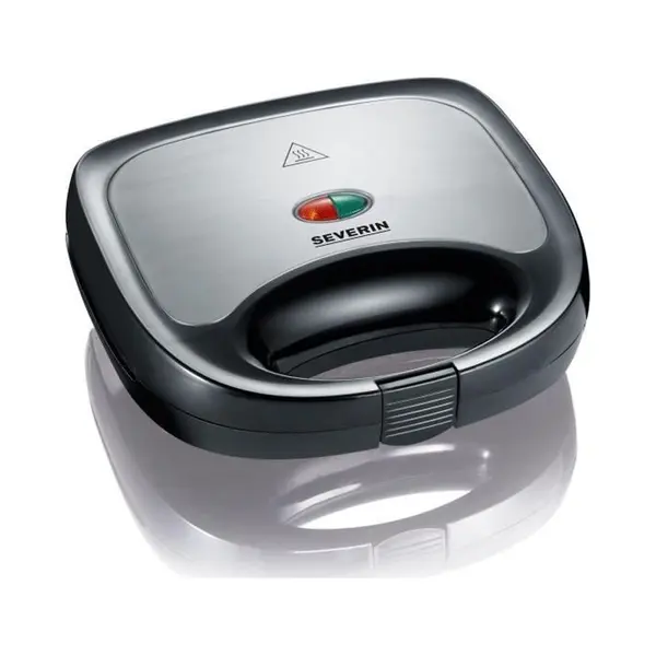 Severin Sa 2969 sandwich maker 600 W Zwart, Roestvrijstaal thumbnail