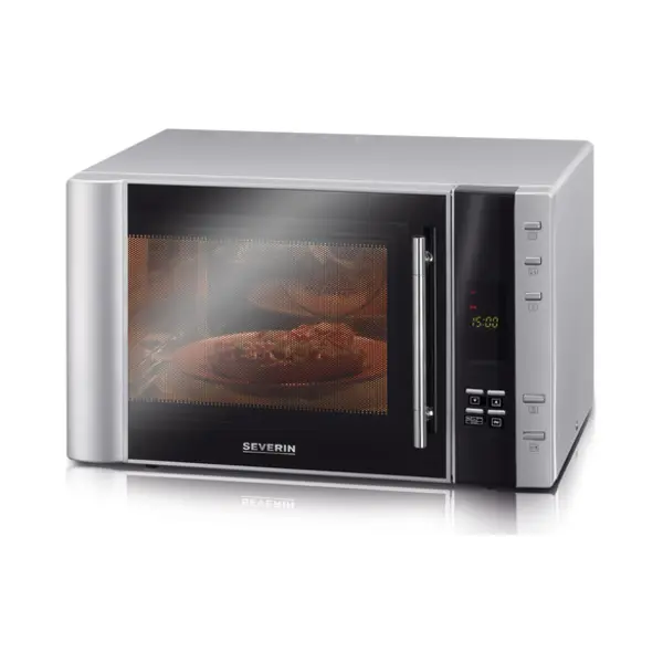 Severin Mw 7775 Mikrowelle Schwarz, Silber Grill-Mikrowelle Arbeitsplatte 30 l 900 W thumbnail