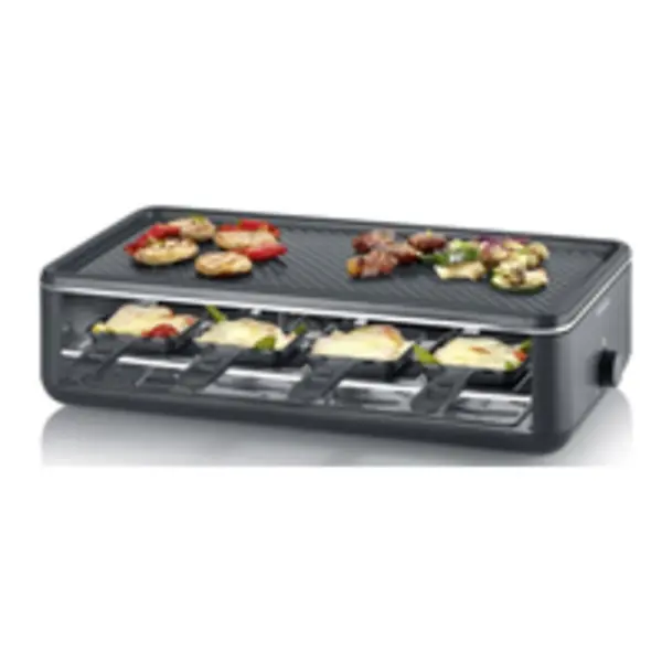 Severin Rg 2365 raclette 8 persoon/personen 1300 W Zwart thumbnail