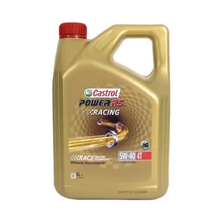 Castrol Power Rs Racing 4T 5W-40 - Volledig Synthetische Motorolie - 4 Liter