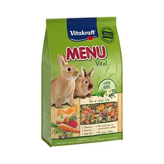 Vitakraft 25542 Kleintierfutter Ernährungspaket 3 kg Zwergkaninchen