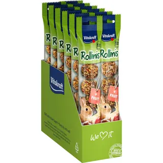 Vitakraft Rollinis Fruit - Knaagdiersnacks - 12x48 Gr