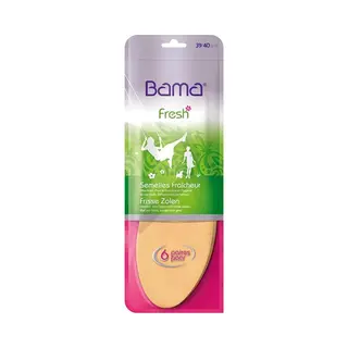 Bama Inlegzolen Fresh Ins Dames Naturel/lichtgroen Maat 41/42