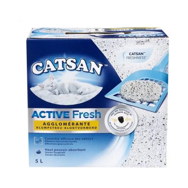 Catsan Active Fresh Katzenstreu Mit Geruchskontrolle, 5 L thumbnail