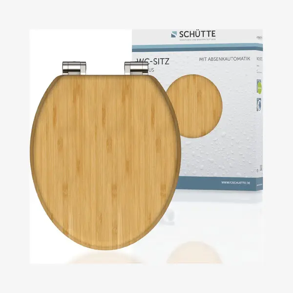Tchibo - Wc-Sitz »Bambus« Mit Absenkautomatik - Naturfarben thumbnail