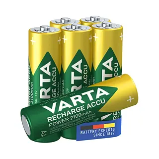 Varta Pack De 6 Batterijen Oplaadbaar Accus Aa 2100 MAh 1, 2V Ni-Mh