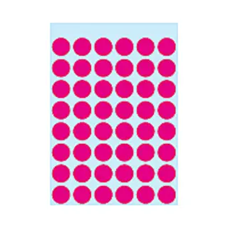 Herma Multi-purpose labels ø 12mm pink 240 pcs. self-adhesive label Red 240 pc(s)