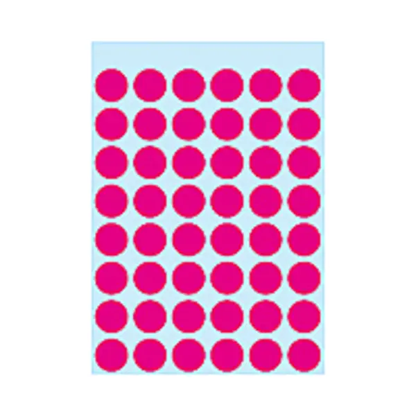 Herma Multi-purpose labels ø 12mm pink 240 pcs. self-adhesive label Red 240 pc(s) thumbnail
