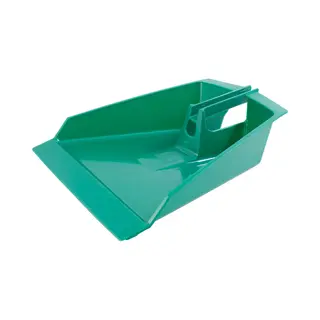 Sorex Vuilblik Voor Buiten - Groot - Kunststof - 42 X 40 Cm - Groen - Stoffer En Blik