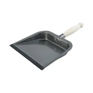 Sorex Vuilblik - Metaal - Houten Handvat - 35 X 26 Cm - Zilver - Stofblik - Luxe