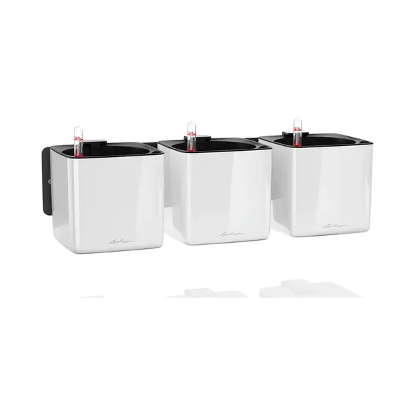 Lechuza Green Wall Home Kit Glossy Binnen Plantenpot Wandmontage Polypropyleen (Pp) Wit thumbnail