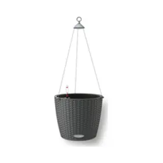 Lechuza Nido Cottage All-in-One Set Binnen/buiten Plantenmand Ophanging Polypropyleen (Pp) Grijs