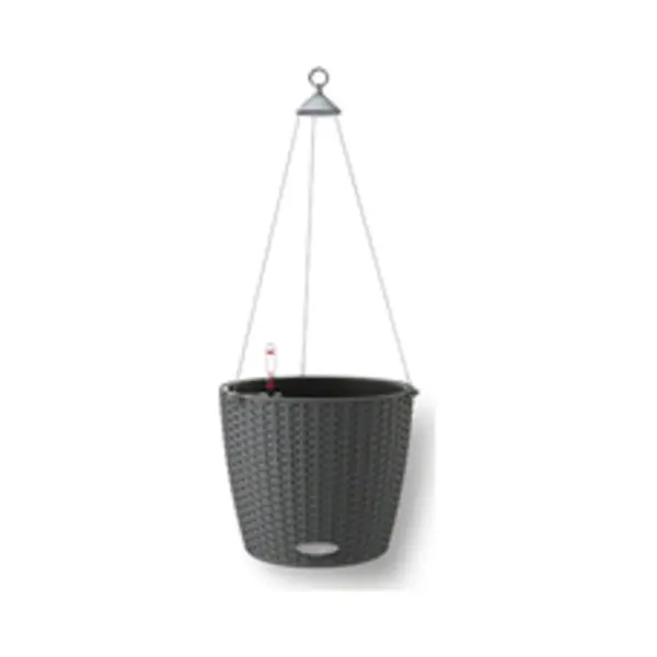 Lechuza Nido Cottage All-in-One Set Binnen/buiten Plantenmand Ophanging Polypropyleen (Pp) Grijs thumbnail