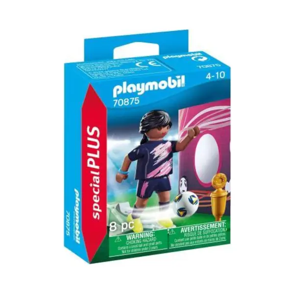 Playmobil City Life Fußballerin mit Torwand thumbnail
