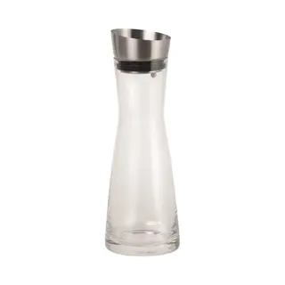 Blomus -Aldoa- Wasserkaraffe, Glasgefäß, Elegant, Klassischer Deckel Aus Edelstahl, 900ml, Farbe Clear (63169)