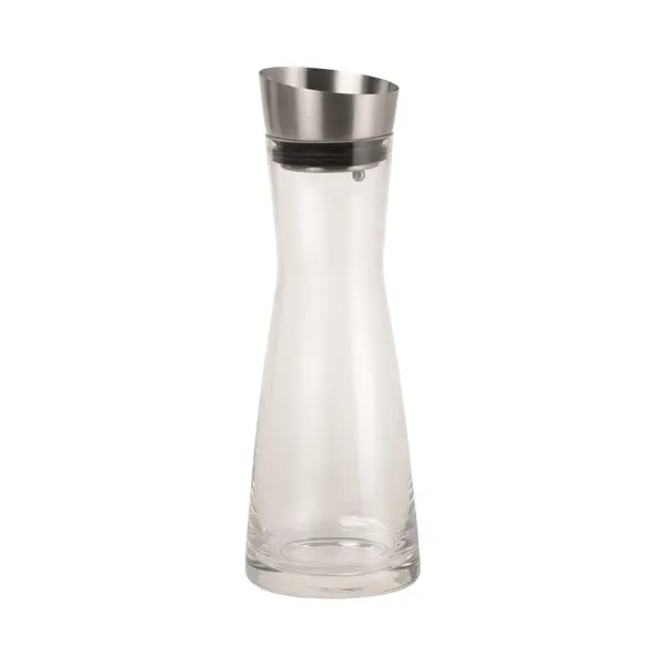 Blomus -Aldoa- Wasserkaraffe, Glasgefäß, Elegant, Klassischer Deckel Aus Edelstahl, 900ml, Farbe Clear (63169) thumbnail